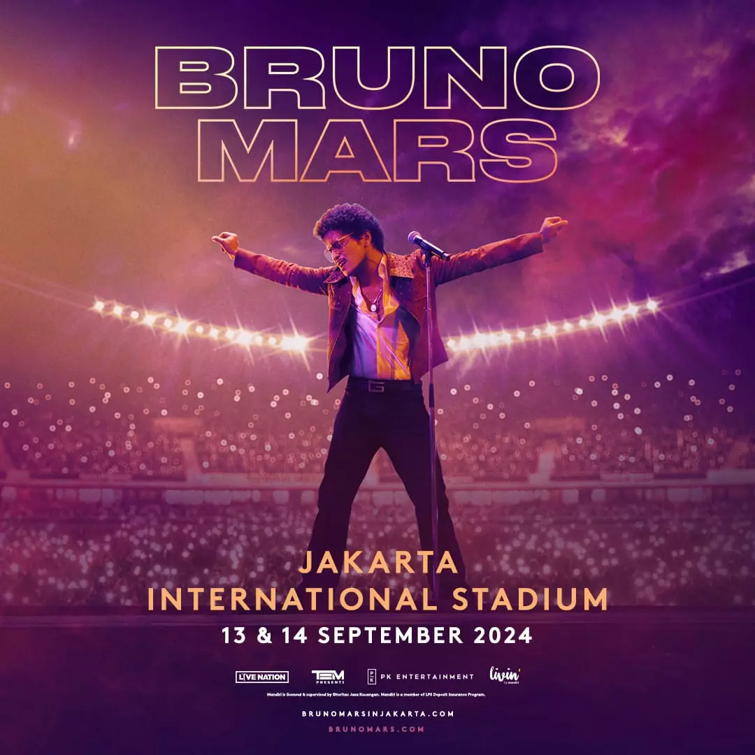 Resmi! Bruno Mars Konser di Jakarta Dua Hari, Cek Tiketnya di Sini!